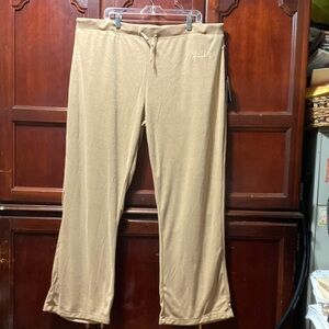 BCBGMaxAzria Frappuccino velour Lounge Pants vintage plus size 3X